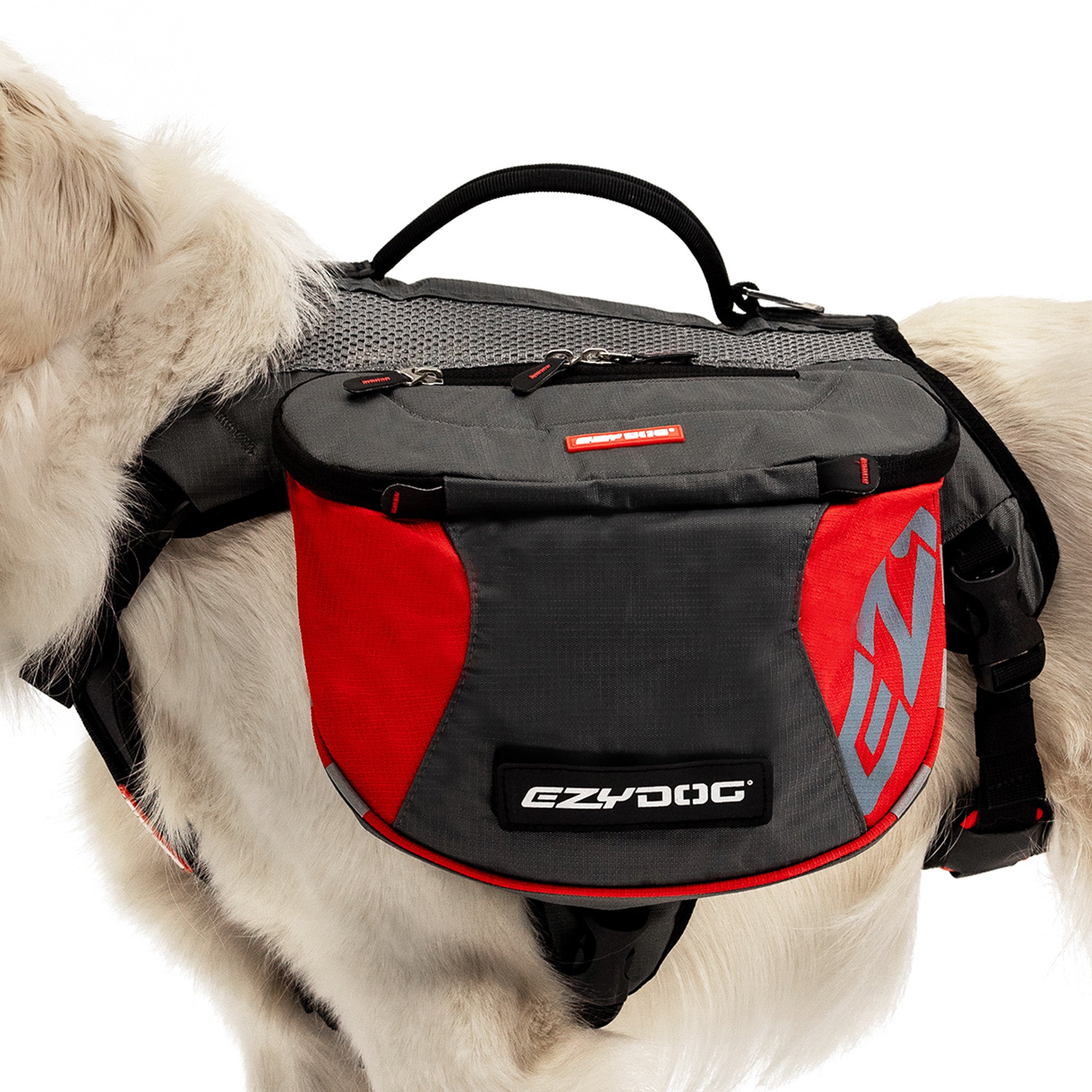 Closeup of EzyDog Summit Backpack for dog