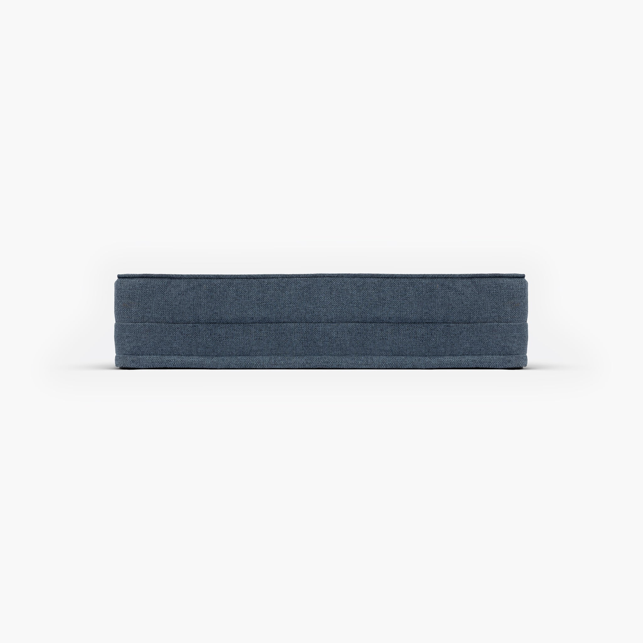 Blue Deluxe Dog Bed Cover from side