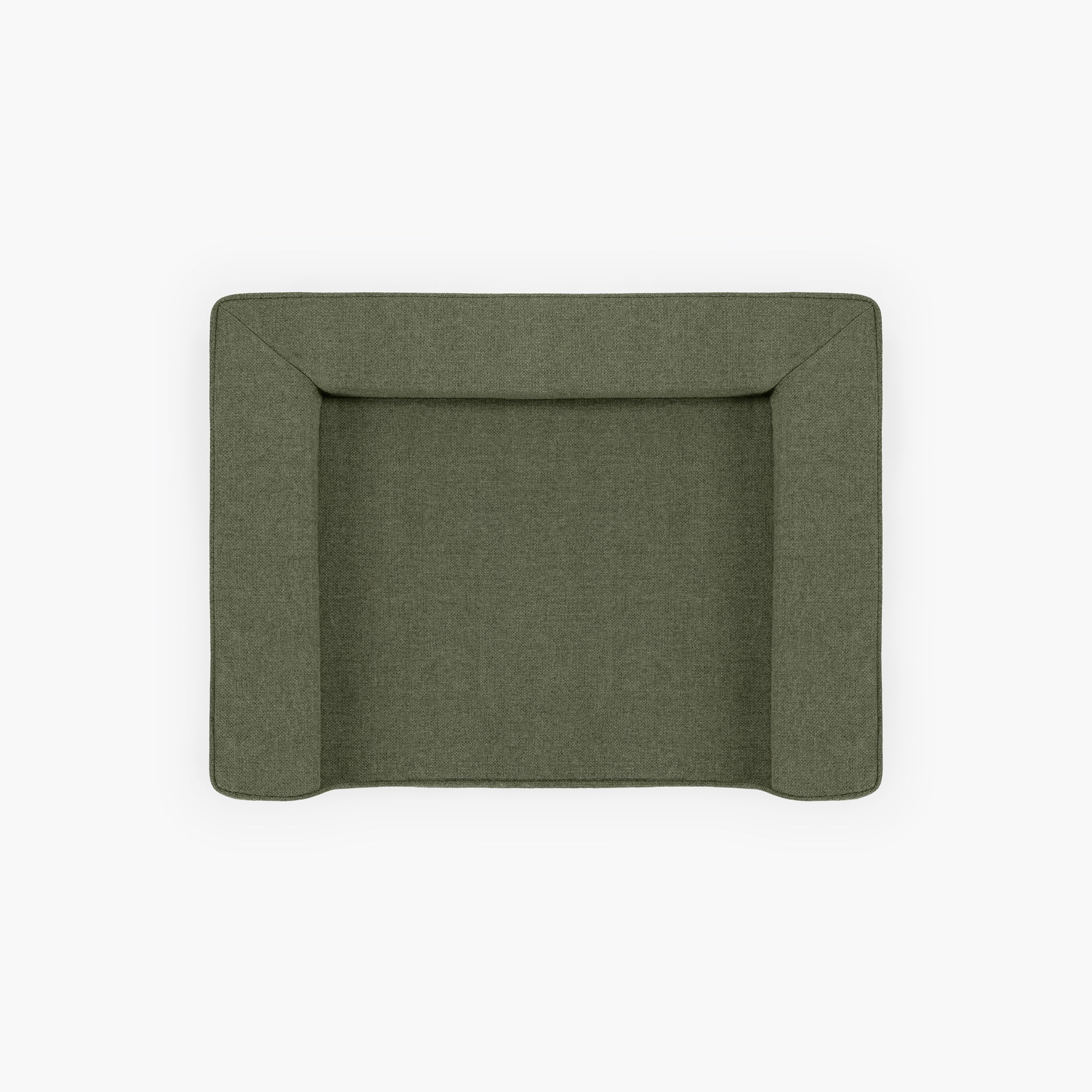 Green Deluxe Next Gen Ortho Lounger Dog Bed Cover from Top