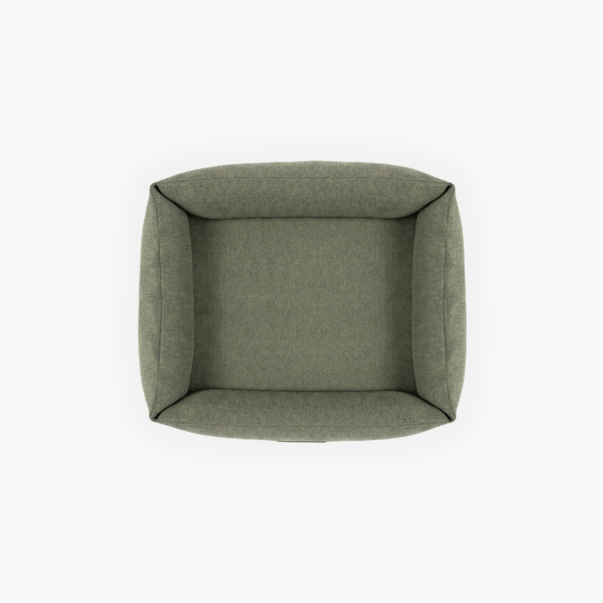 Green deluxe dog bed cover