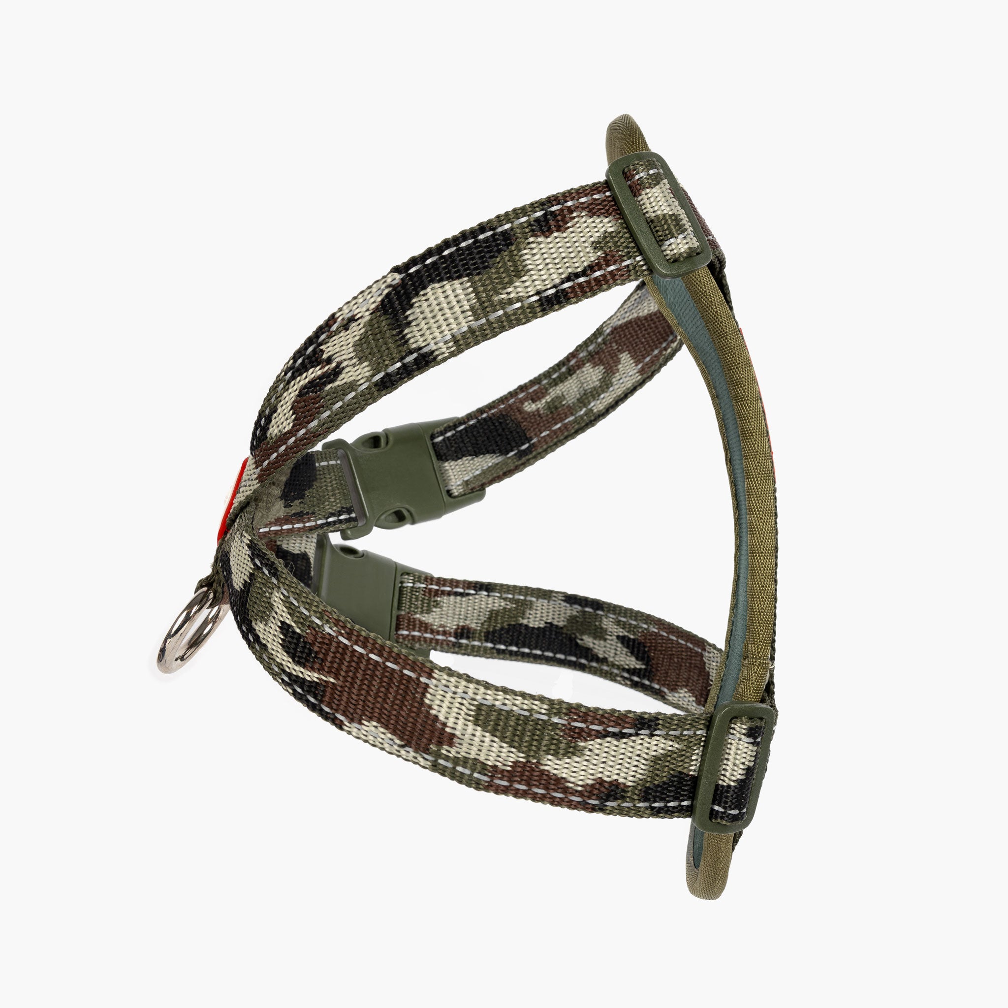 Chest Plate Camo Harness from Right Side