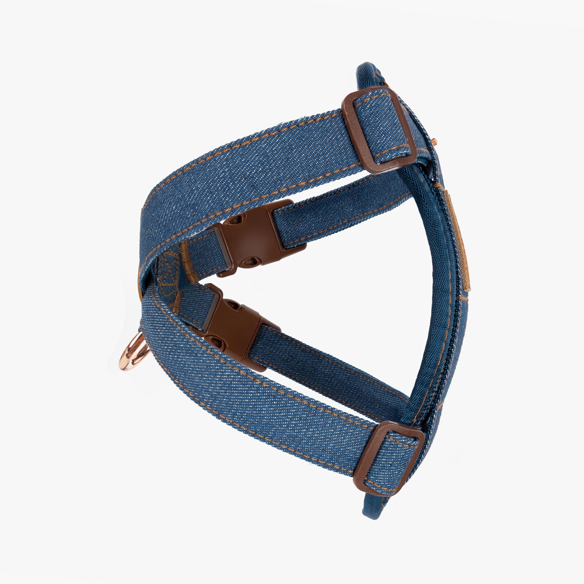 Chest Plate Dog Harness - Denim