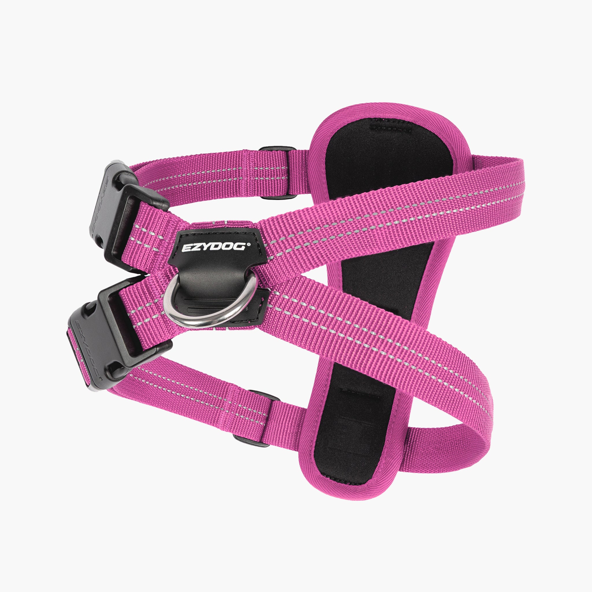 EzyDog Essential Chest Plate Harness in pink colour