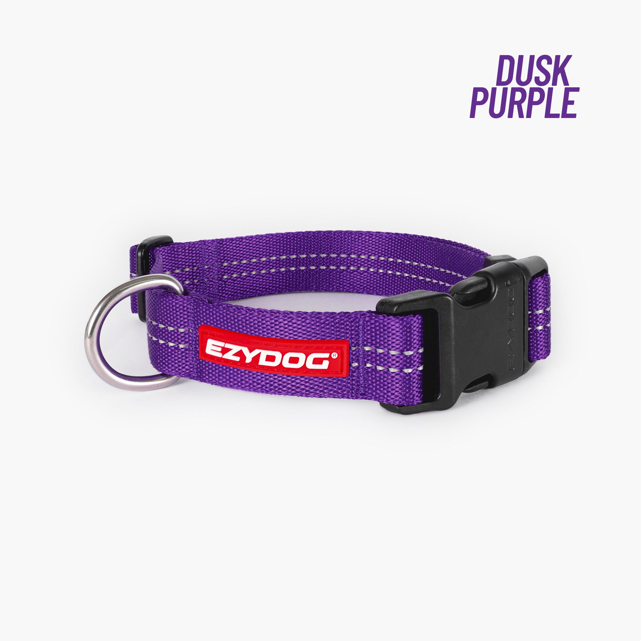 Purple EzyDog Essential Adjustable Dog Collar