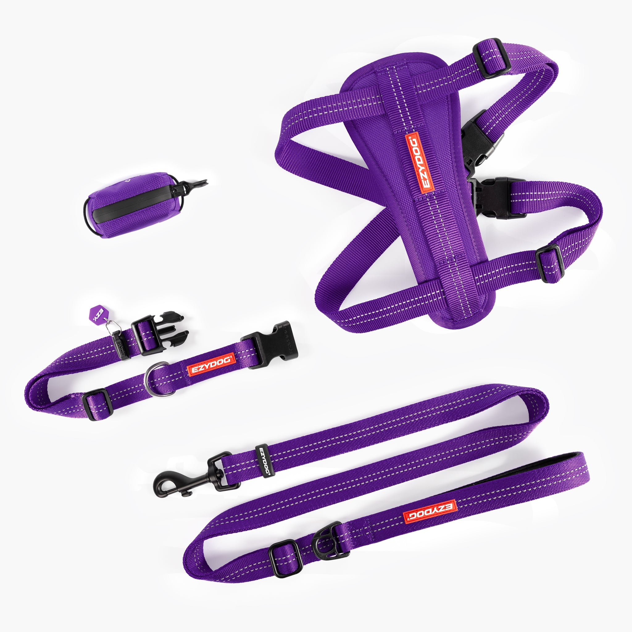 EzyDog Essential Everyday Pack in Purple