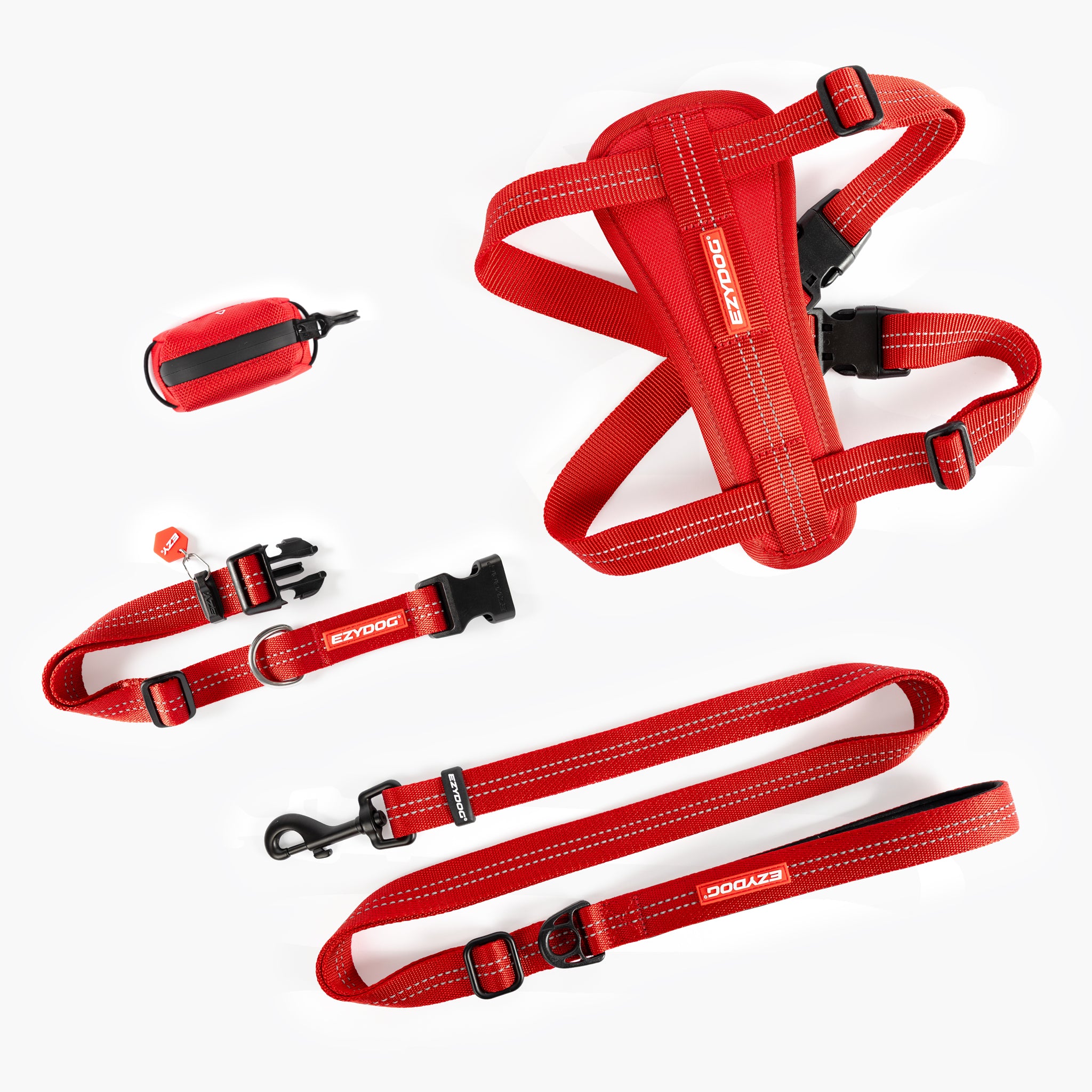 EzyDog Essential Everyday Pack in Red