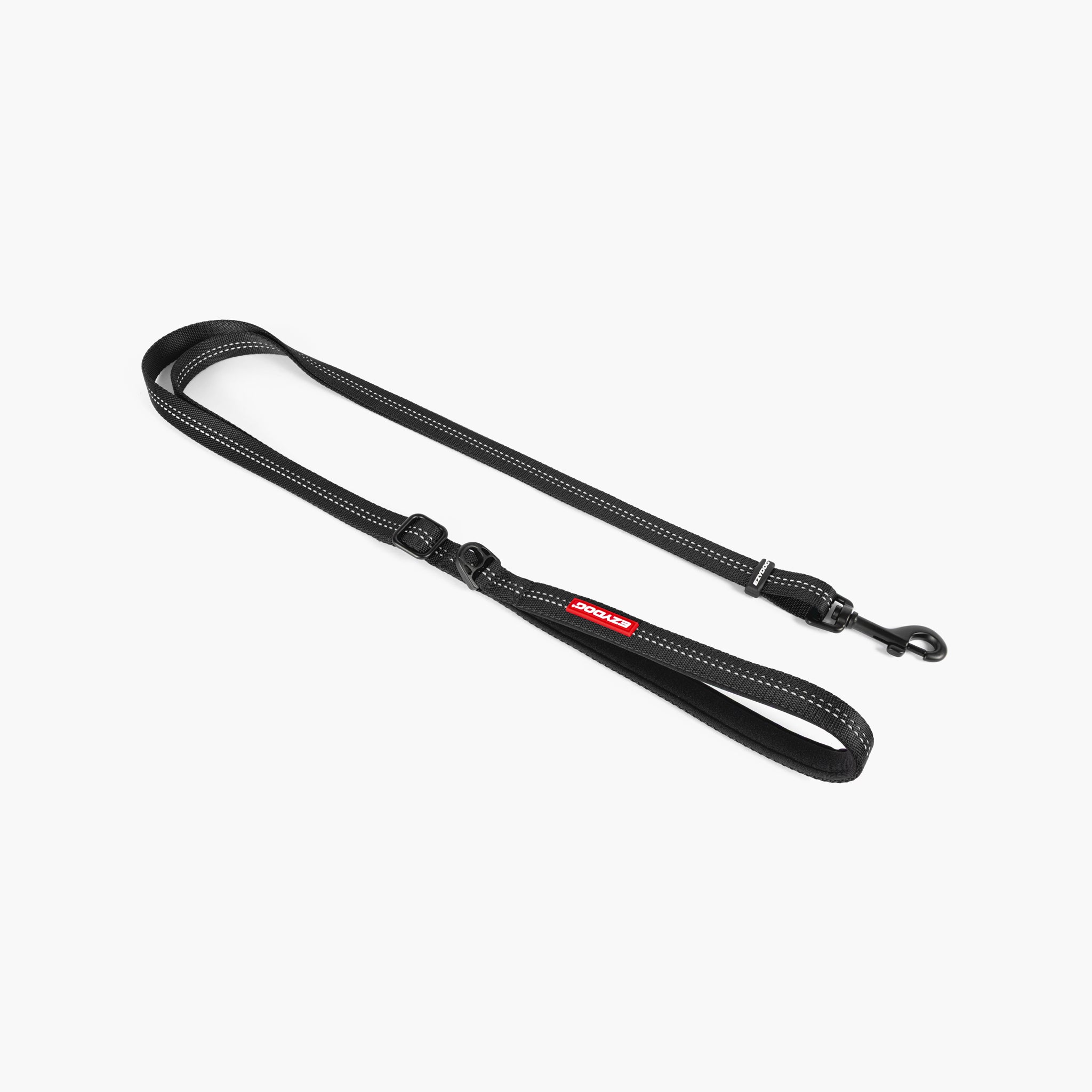 EzyDog Essential Adjustable Dog Leash in Black