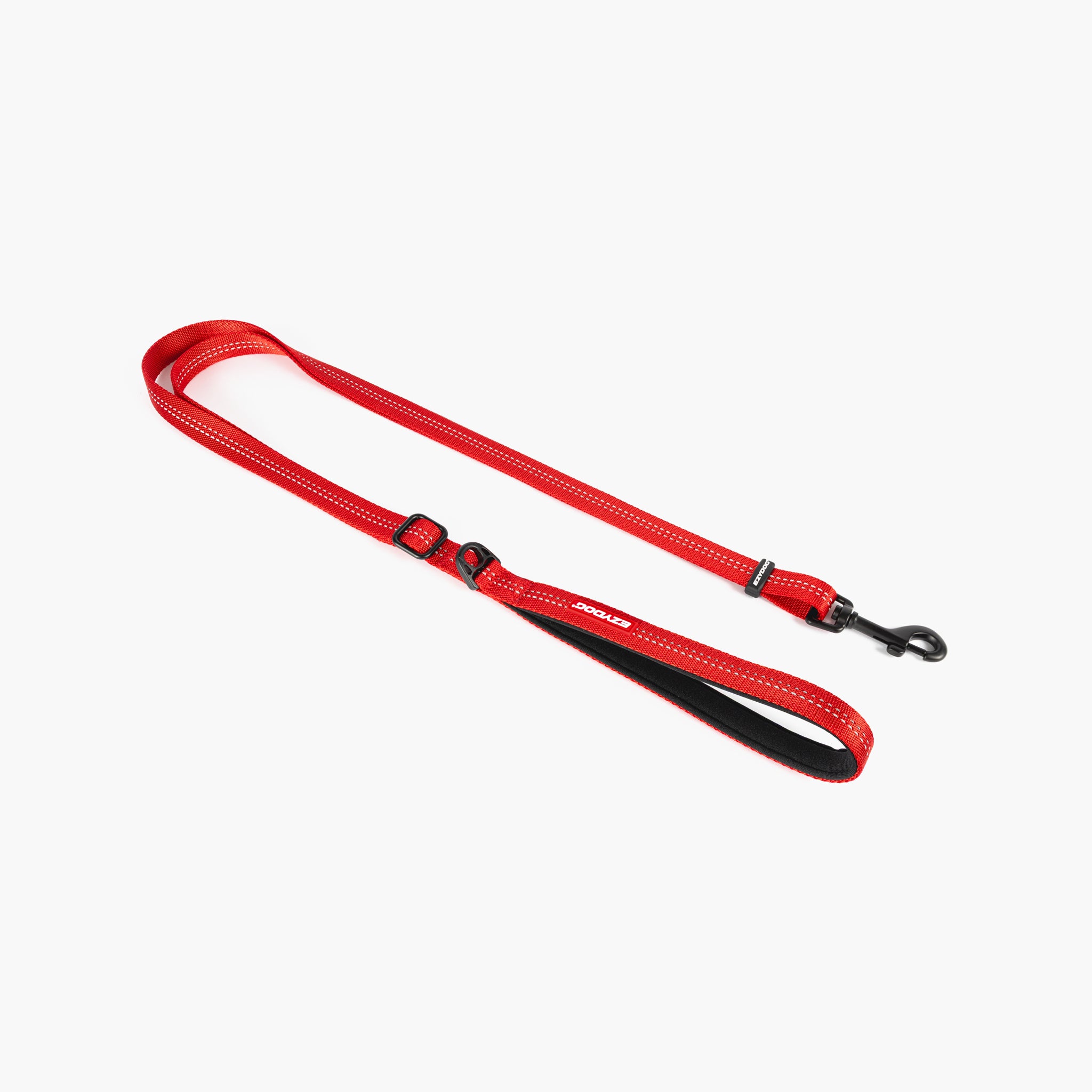 EzyDog Essential Adjustable Dog Leash in Red