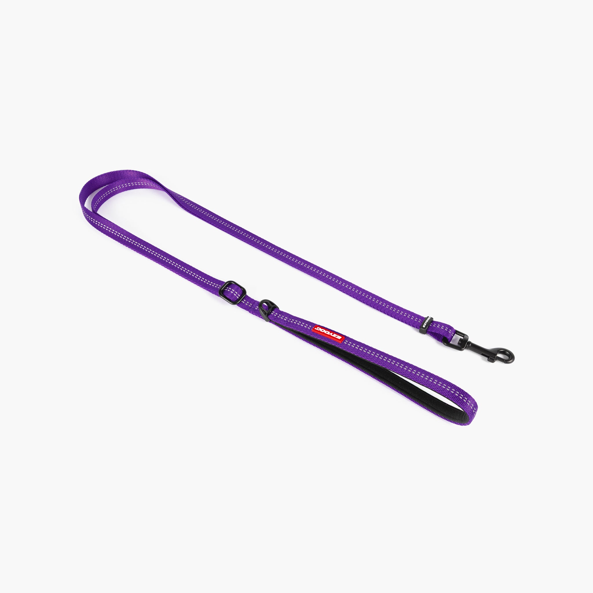 EzyDog Essential Adjustable Dog Leash in Purple
