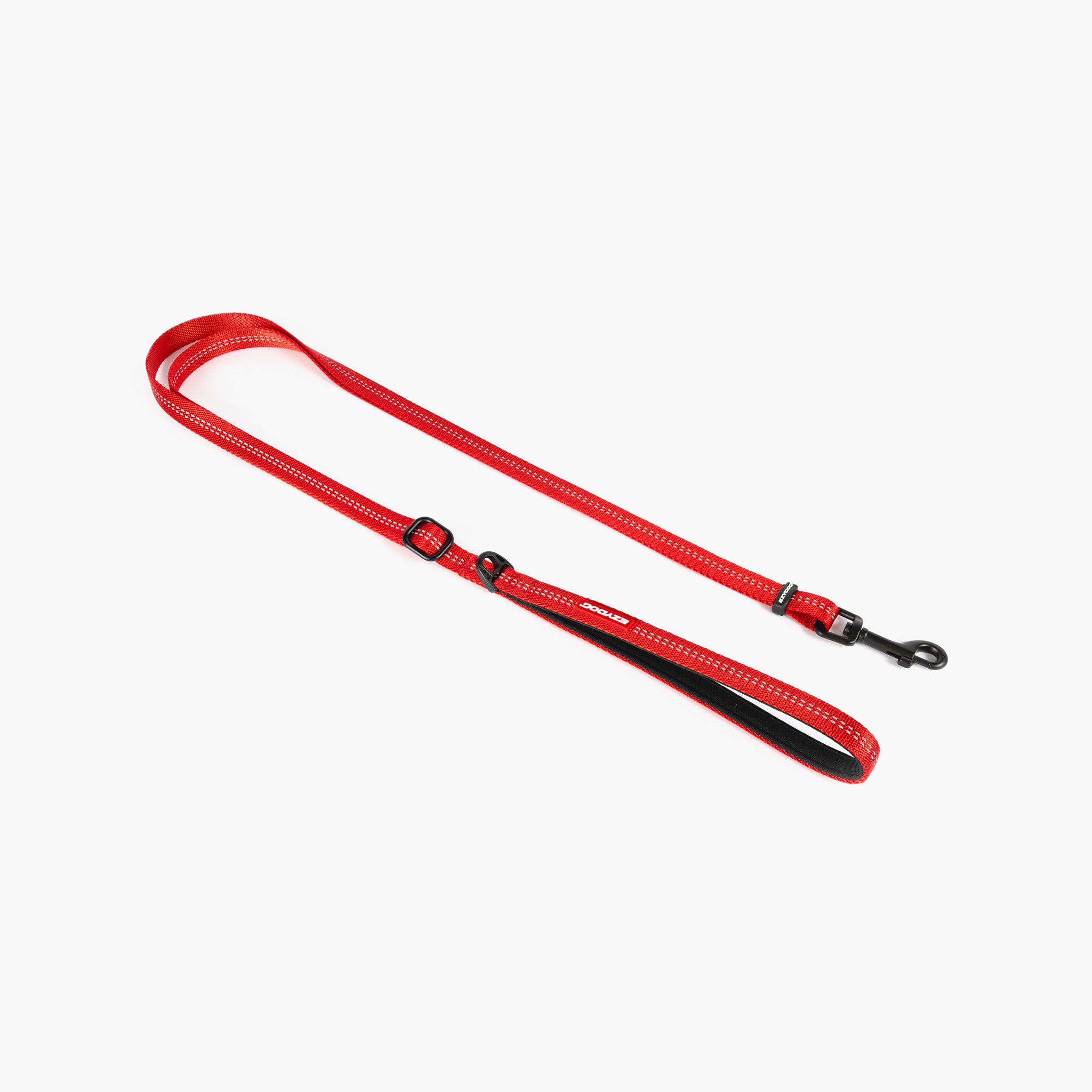 EzyDog Essential Adjustable Dog Leash in Red