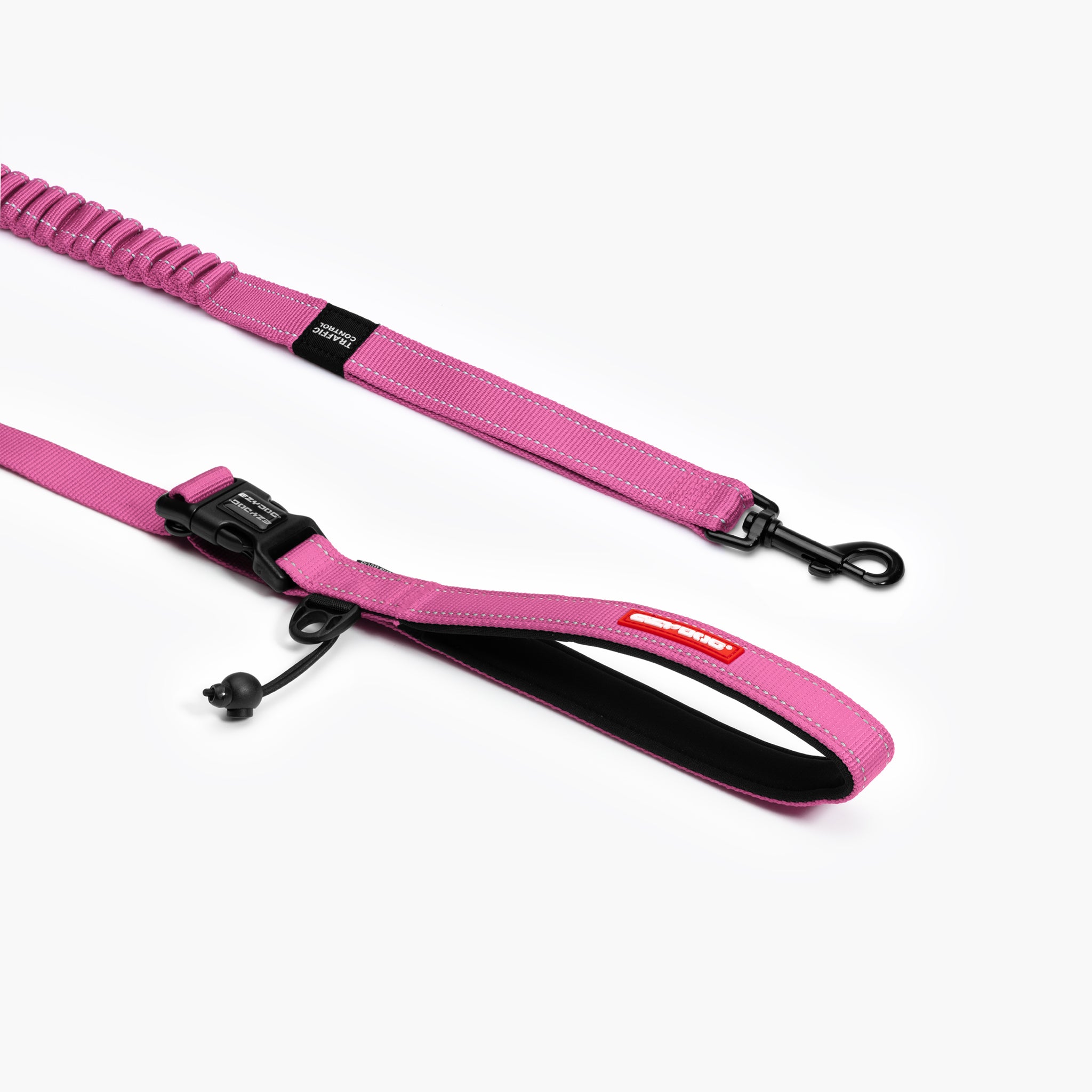 EzyDog Road Runner Leash in pink – hands-free 210cm dog leash with shock absorption