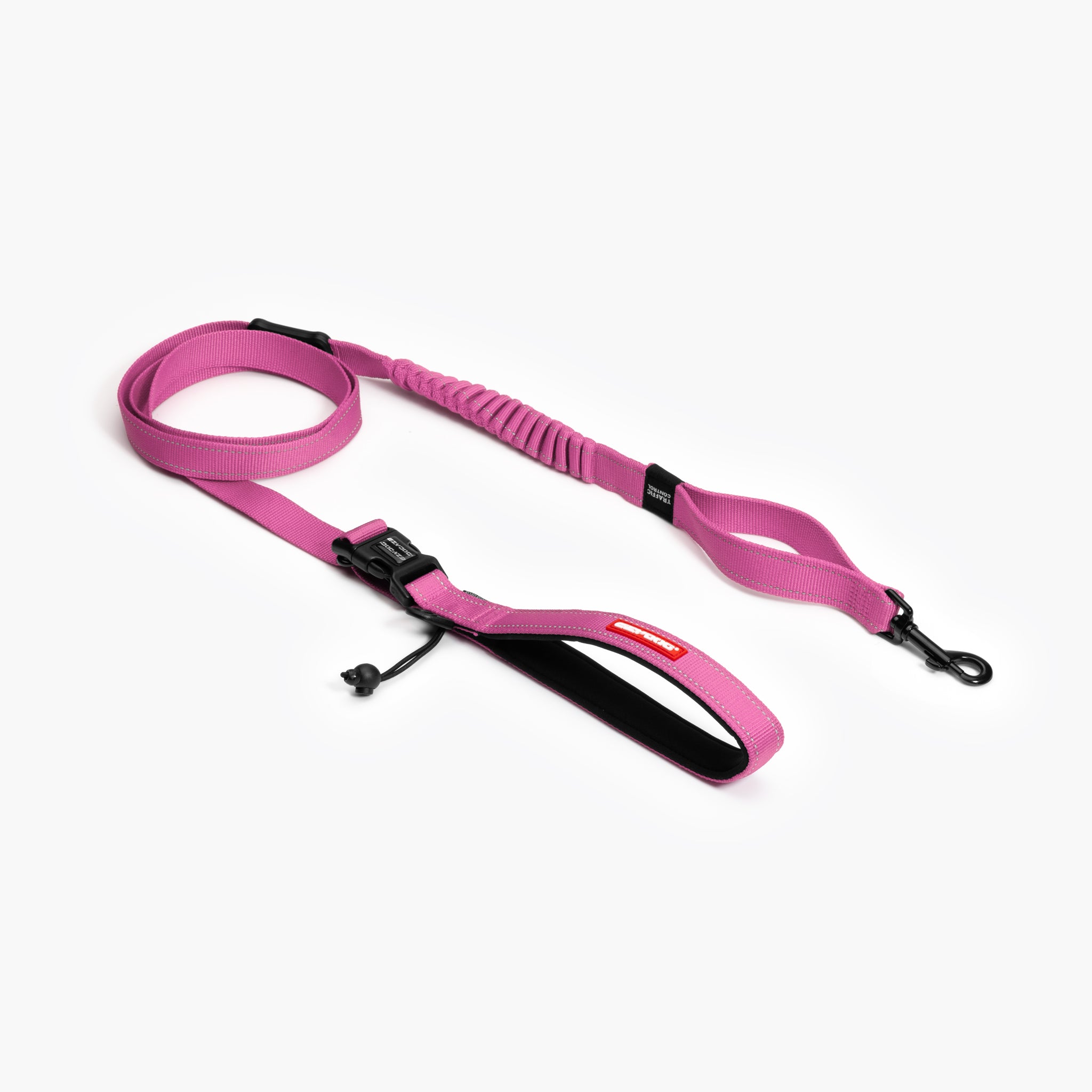 EzyDog Road Runner Leash in pink – hands-free 210cm dog leash with shock absorption
