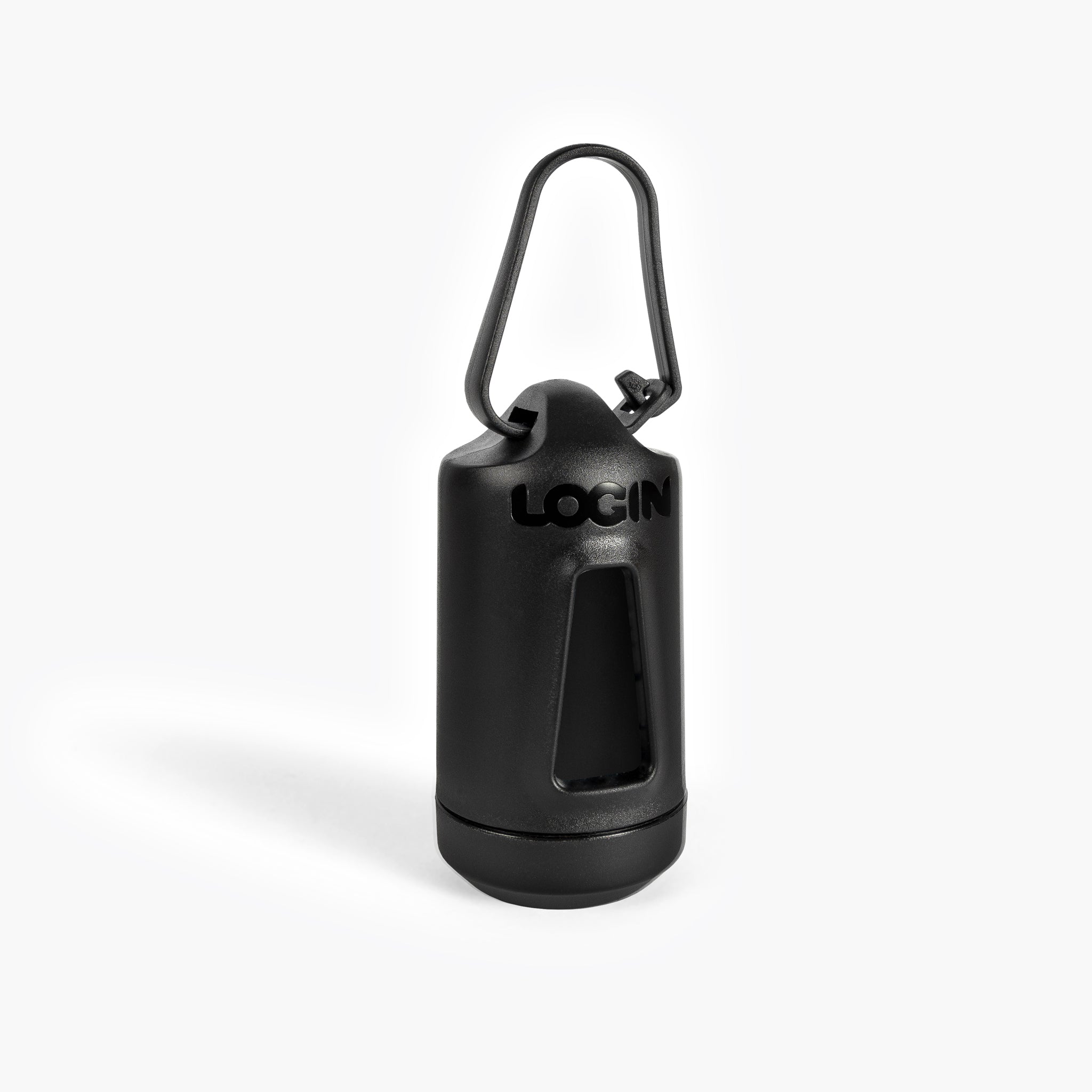 LOGIN Biohybrid Poop Bag Holder in black