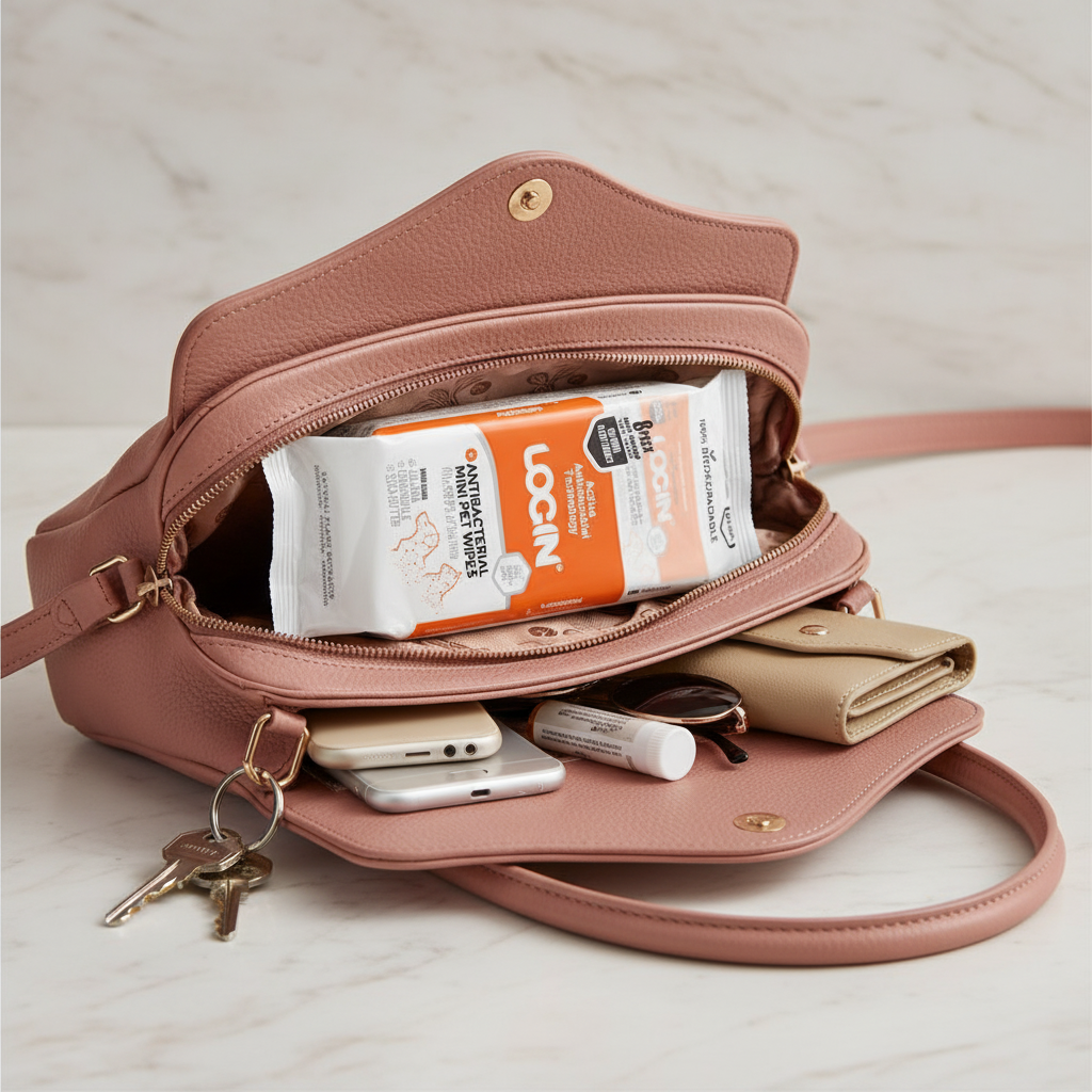 LOGIN Pet Wipes 64pc / 8x8pc