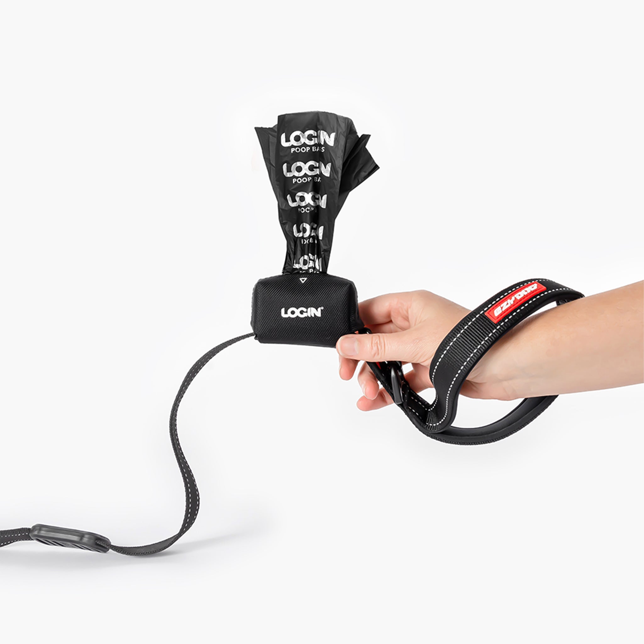 LOGIN Textile Bag Holder with Compostable Roll
