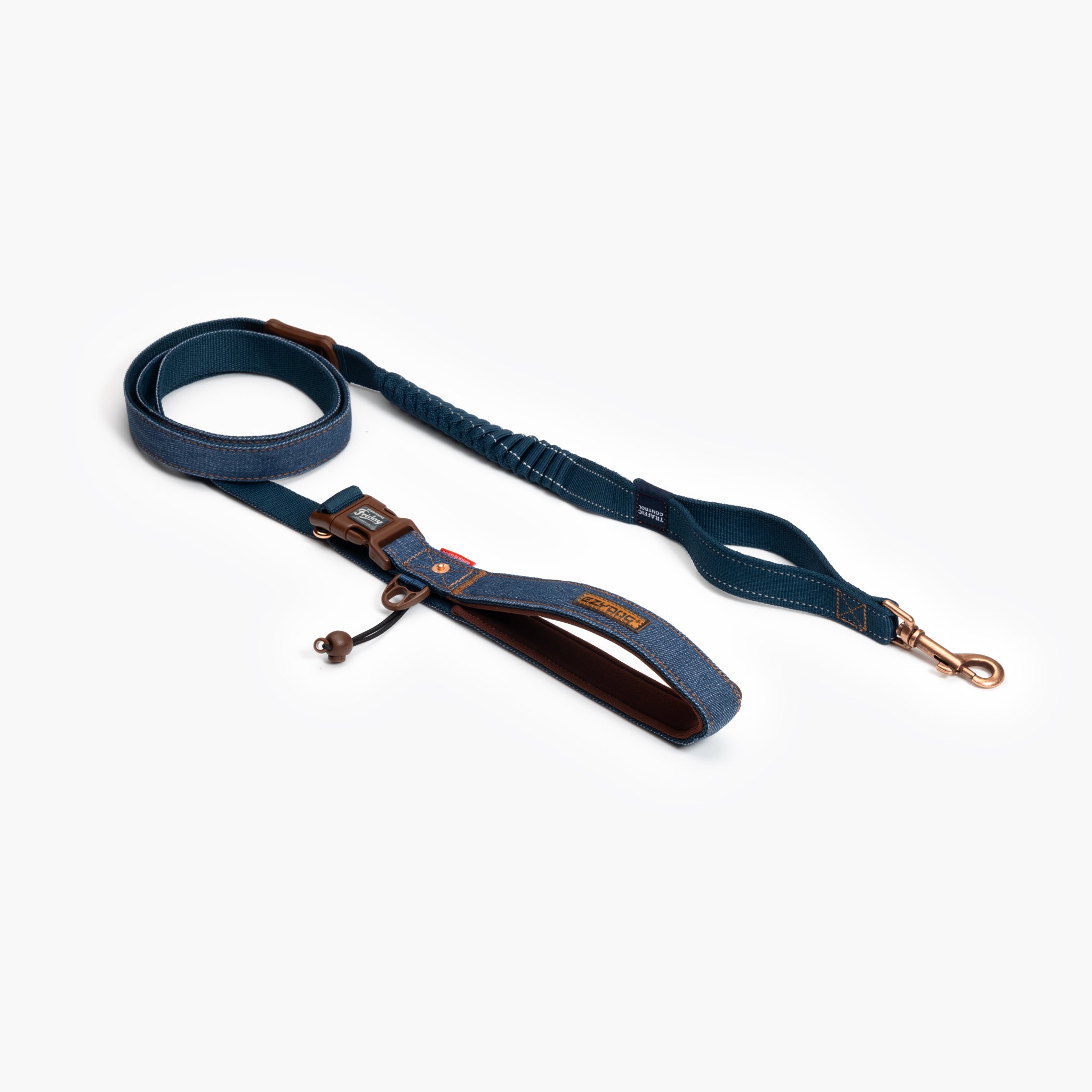 EzyDog Road Runner Leash - Denim