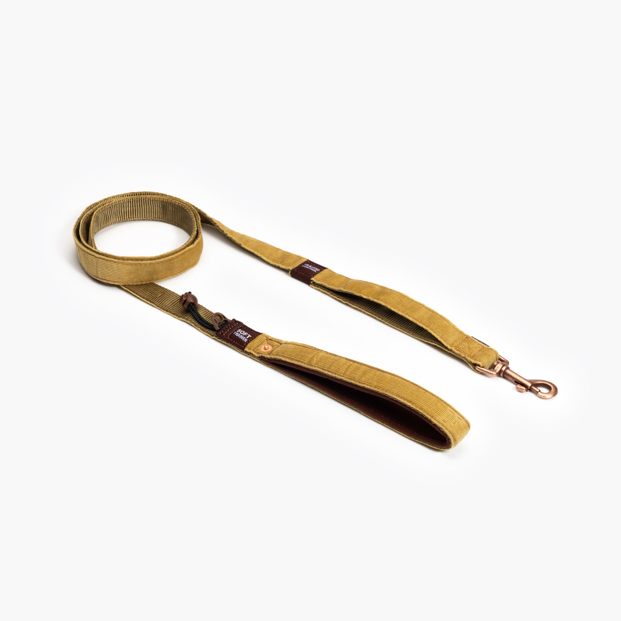 Trainer Leash - S Corduroy w/ Traffic Control