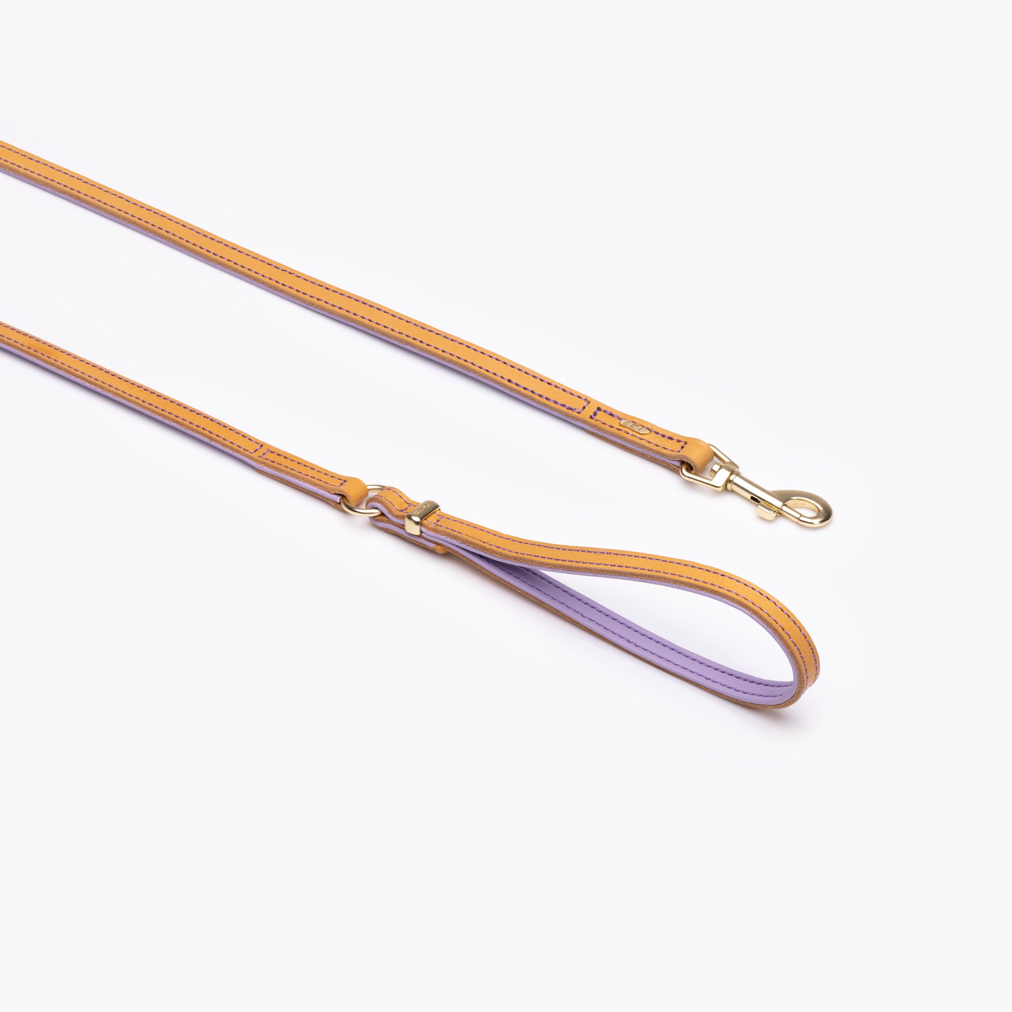 Oxford Leather - Classic Leash in Lilac