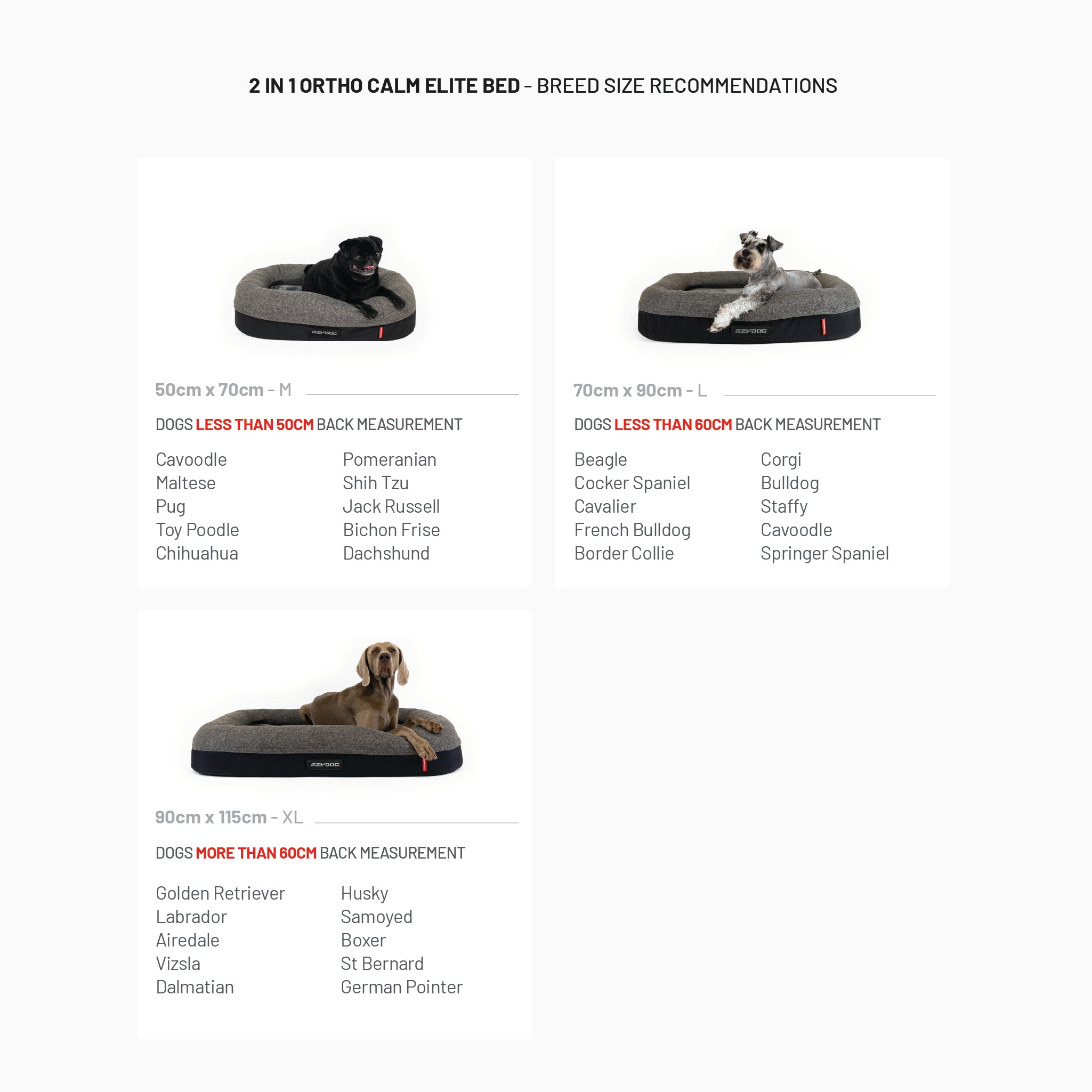 Calm Elite Orthopaedic 2 in 1 Design Dog Bed