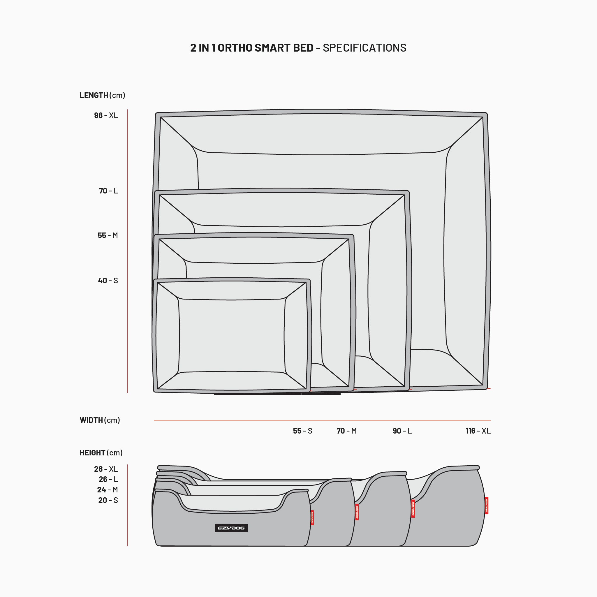 Smart Orthopaedic 2 in 1 Design Dog Bed