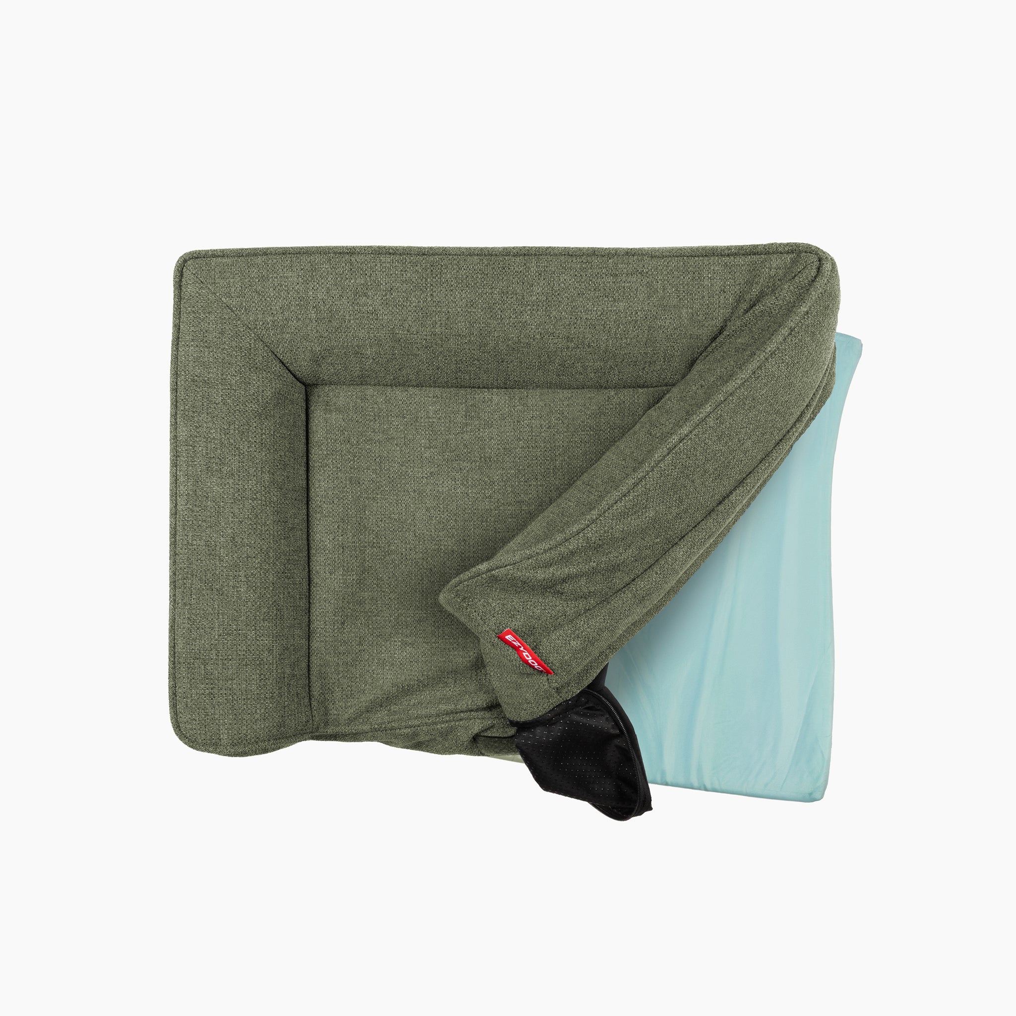 Green fabric Deluxe Next Gen Ortho Lounger Dog Bed Cover