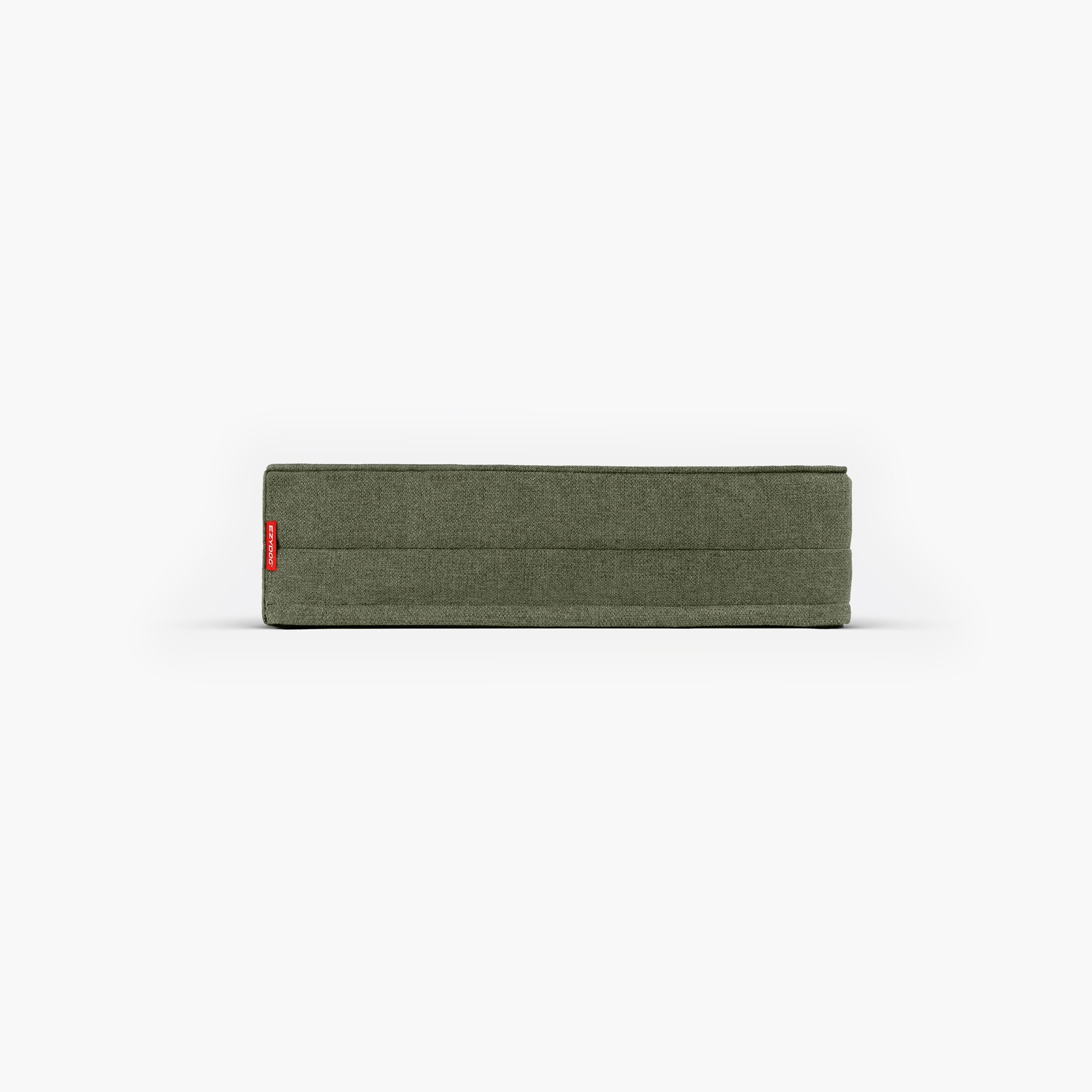 Green fabric Deluxe Next Gen Ortho Lounger Dog Bed Cover from side