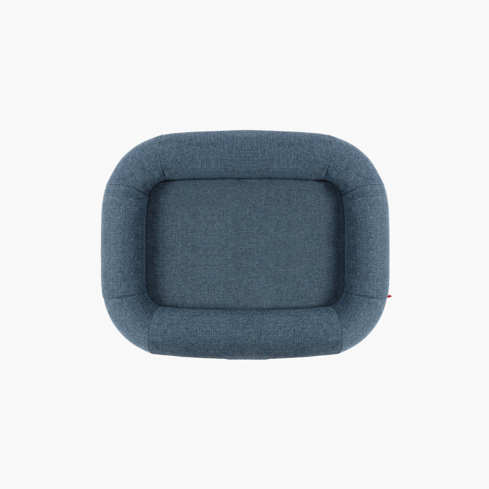 Blue pet bed on a white background